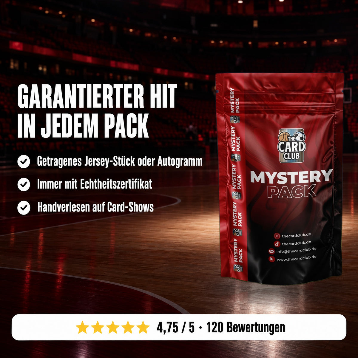 Mystery Pack Basketball: Vorteile auf einen Blick