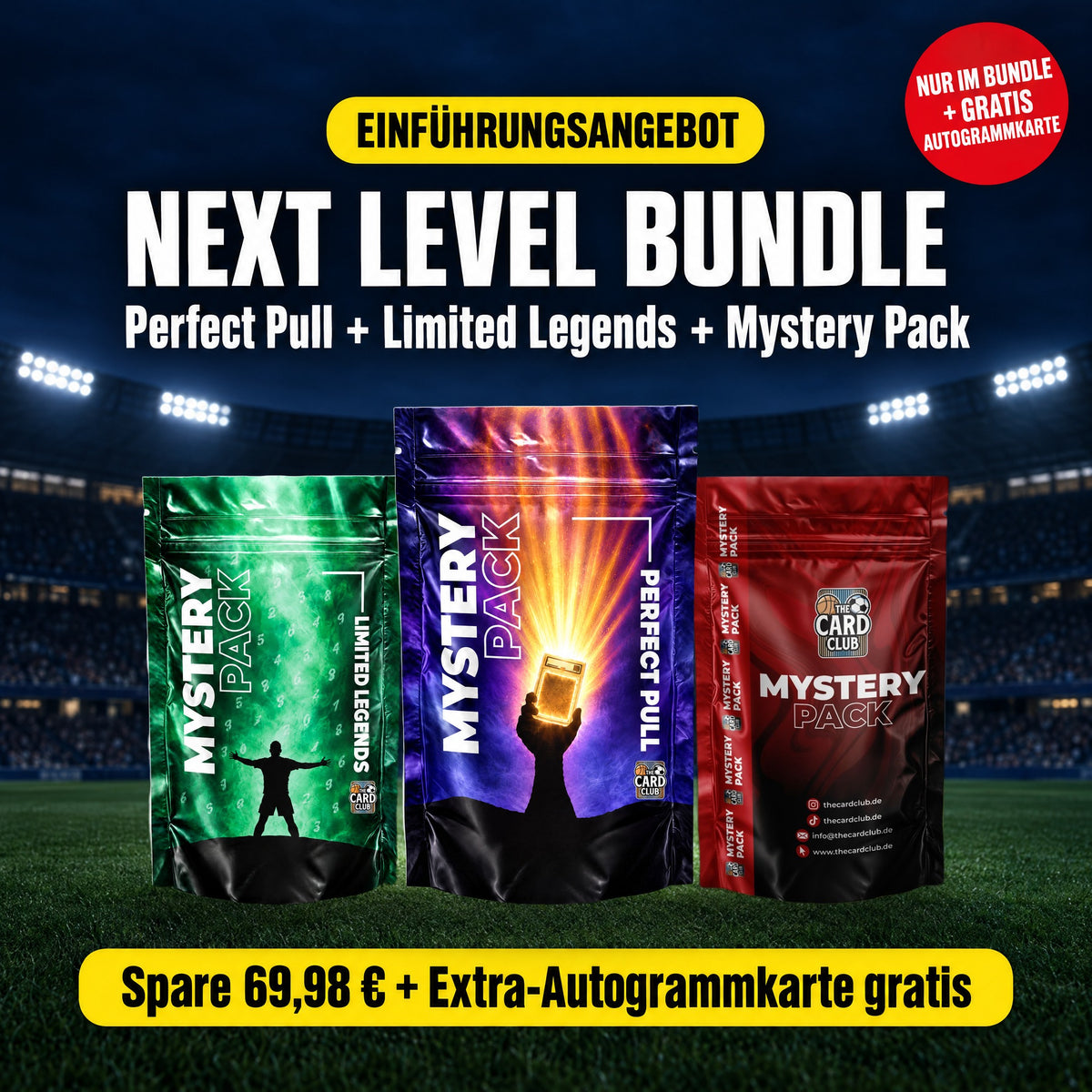 Next Level Bundle: alle Packs + gratis Extra-Autogrammkarte