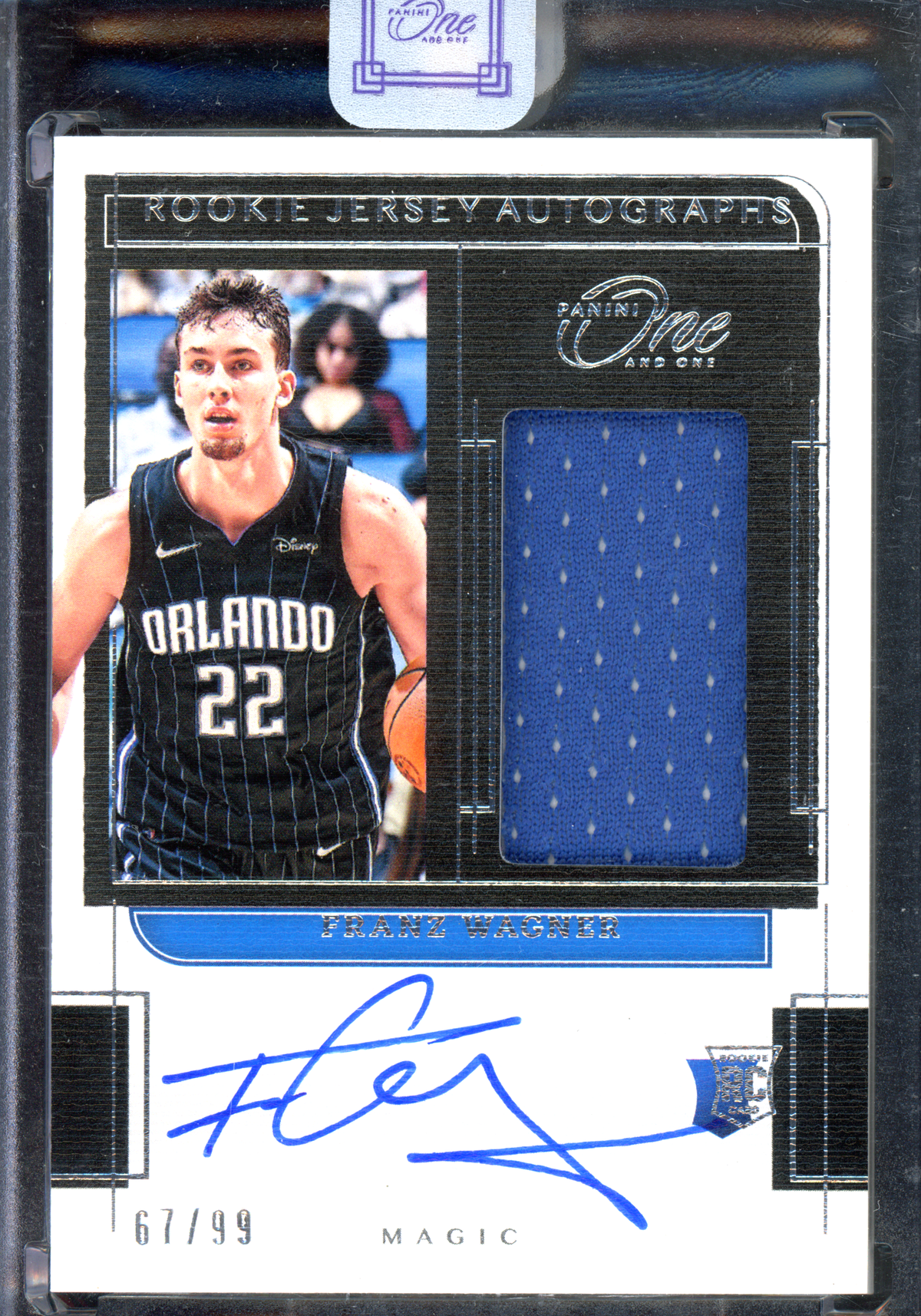 Franz Wagner Rookie Autograph with Jersey Piece - Limited to 99 | 2021