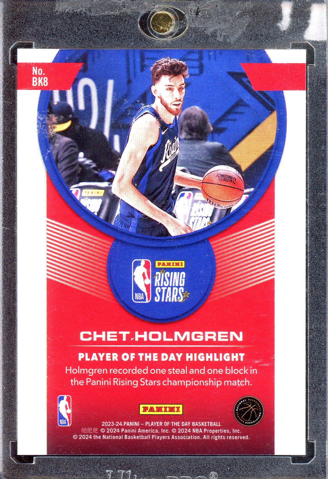 Chet Holmgren - Limitiert auf 25 - 2023-24 Panini Player of the Day