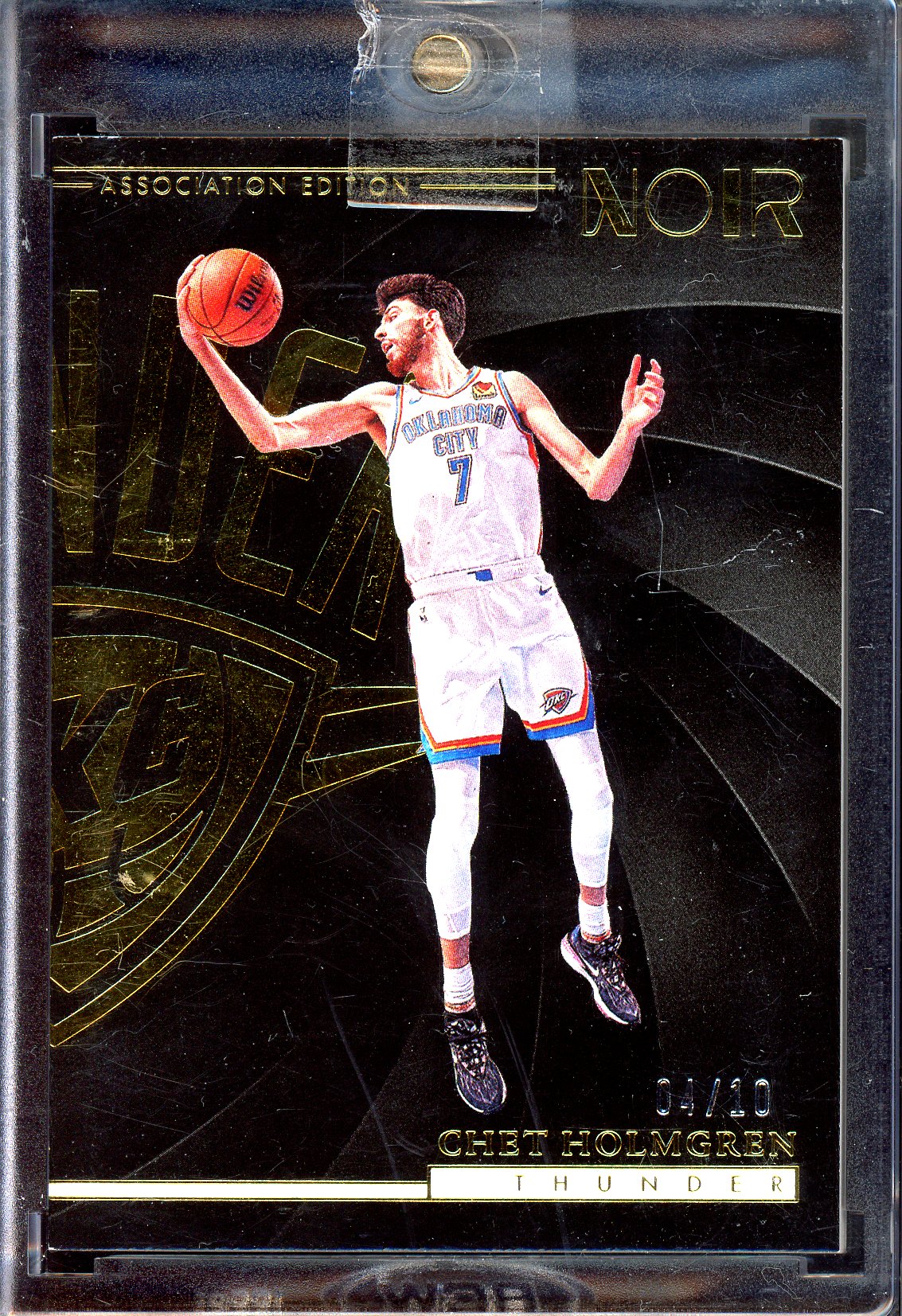 Chet Holmgren - Limitiert auf 10 - 2023-24 Panini Noir Assiociation Edition