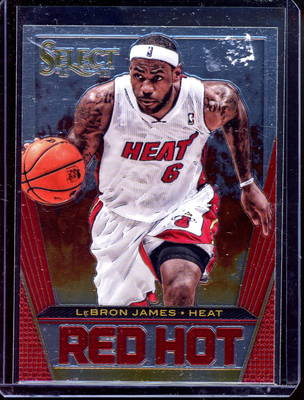 LeBron James Red Hot - 2013-14 Panini Select