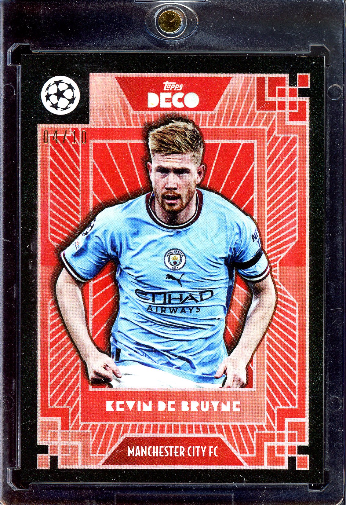 Kevin De Bruyne - Limitiert auf 10 - 2022 Topps UEFA Deco