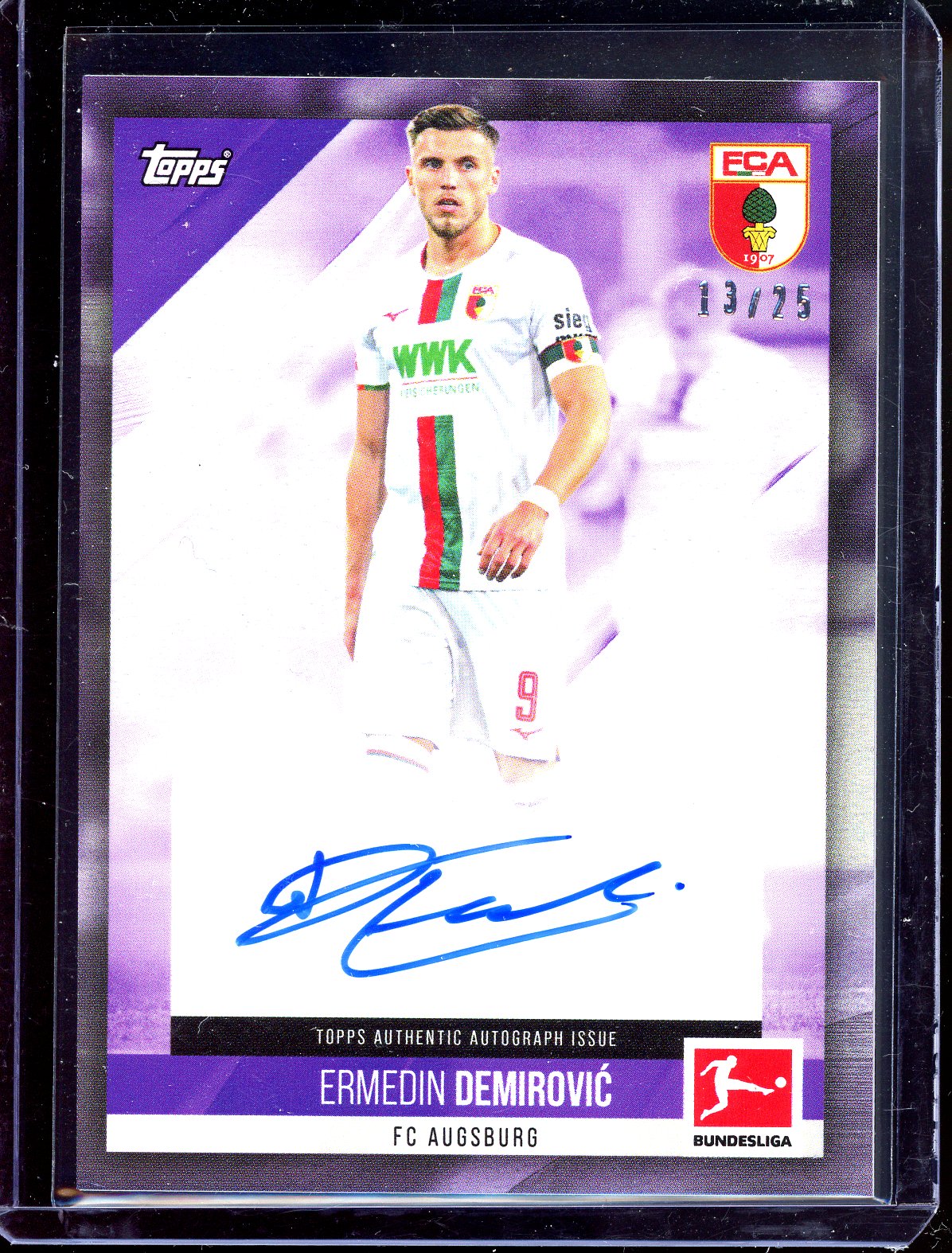 Ermedin Demirovic Autogramm - Limitiert auf 25 - 2024 Topps Bundesliga