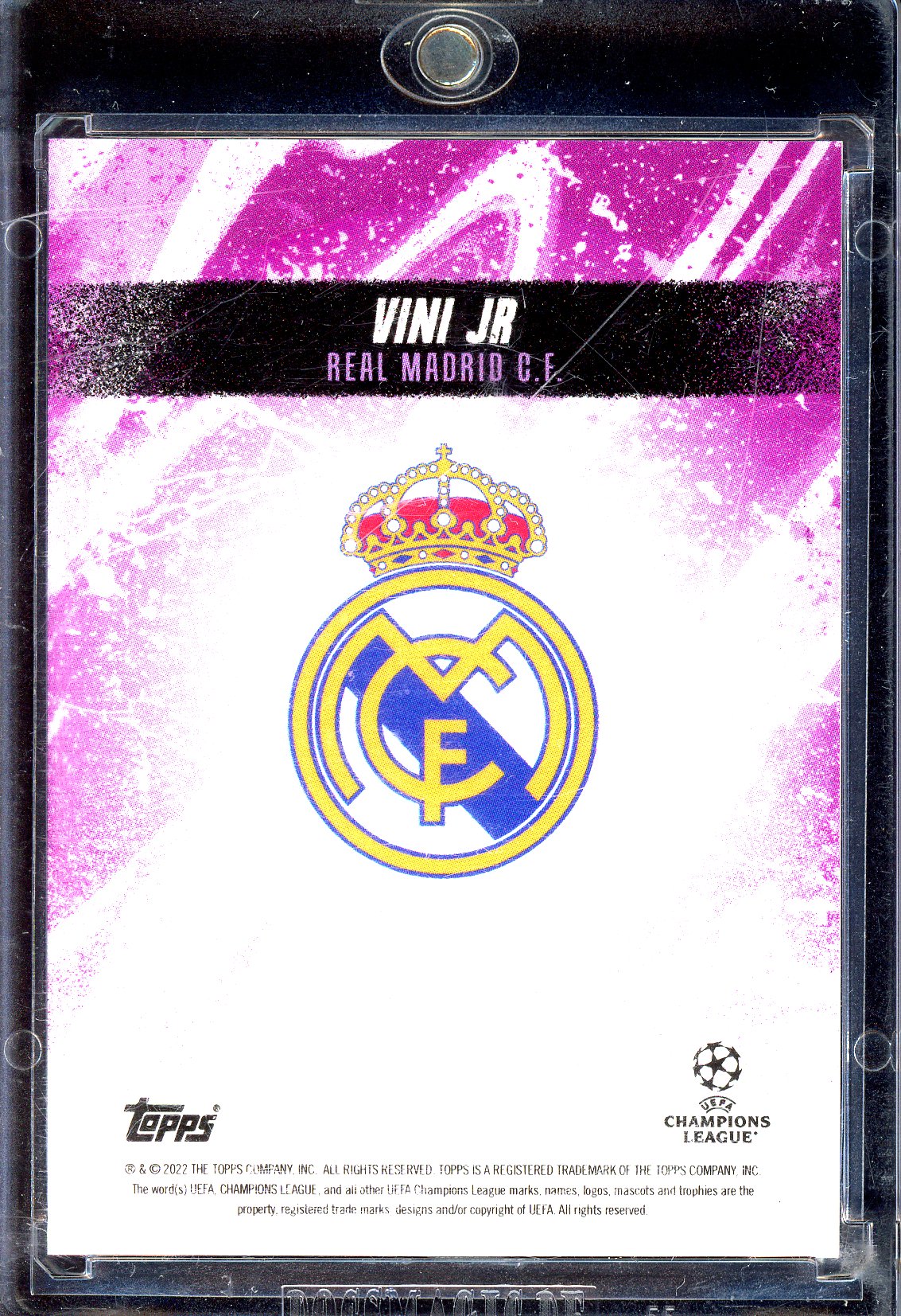 Vinicius Jr. Autogramm - Limitiert auf 25 - 2022-23 Topps Champions League