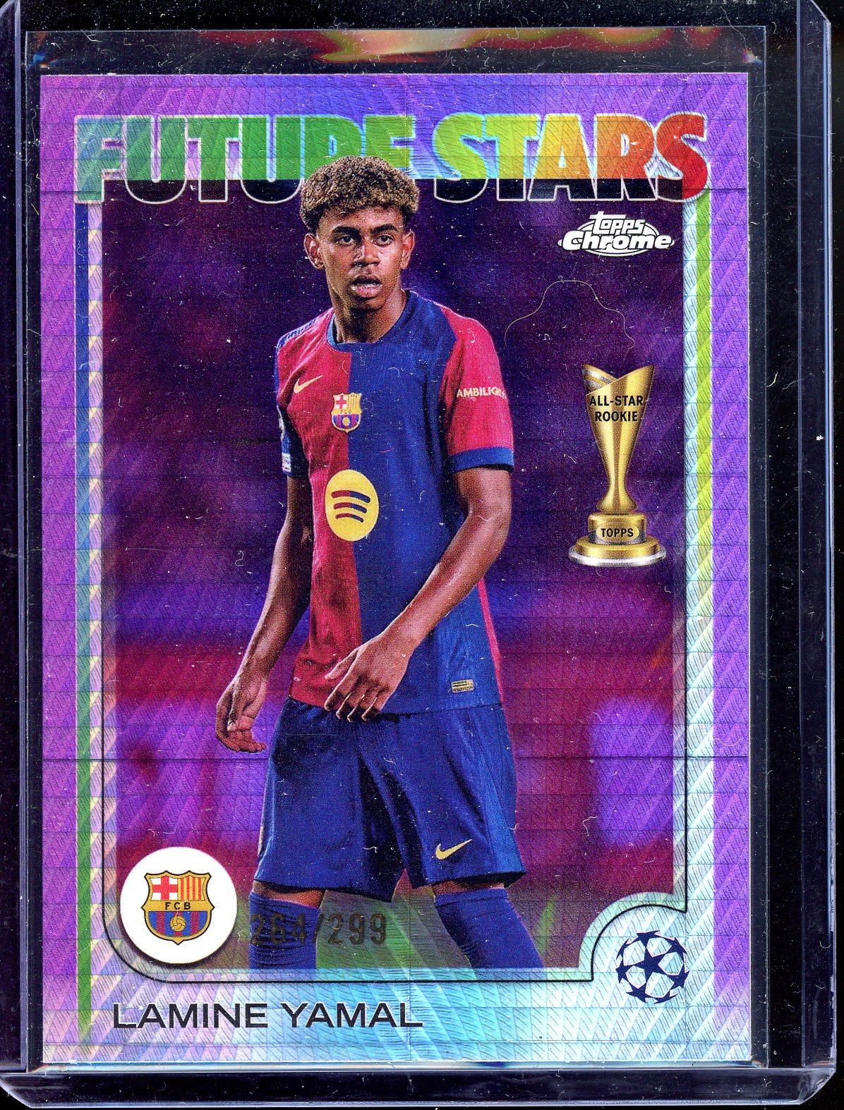 Lamine Yamal Future Stars - Limitiert auf 299 - 2025 Topps UEFA Champions League