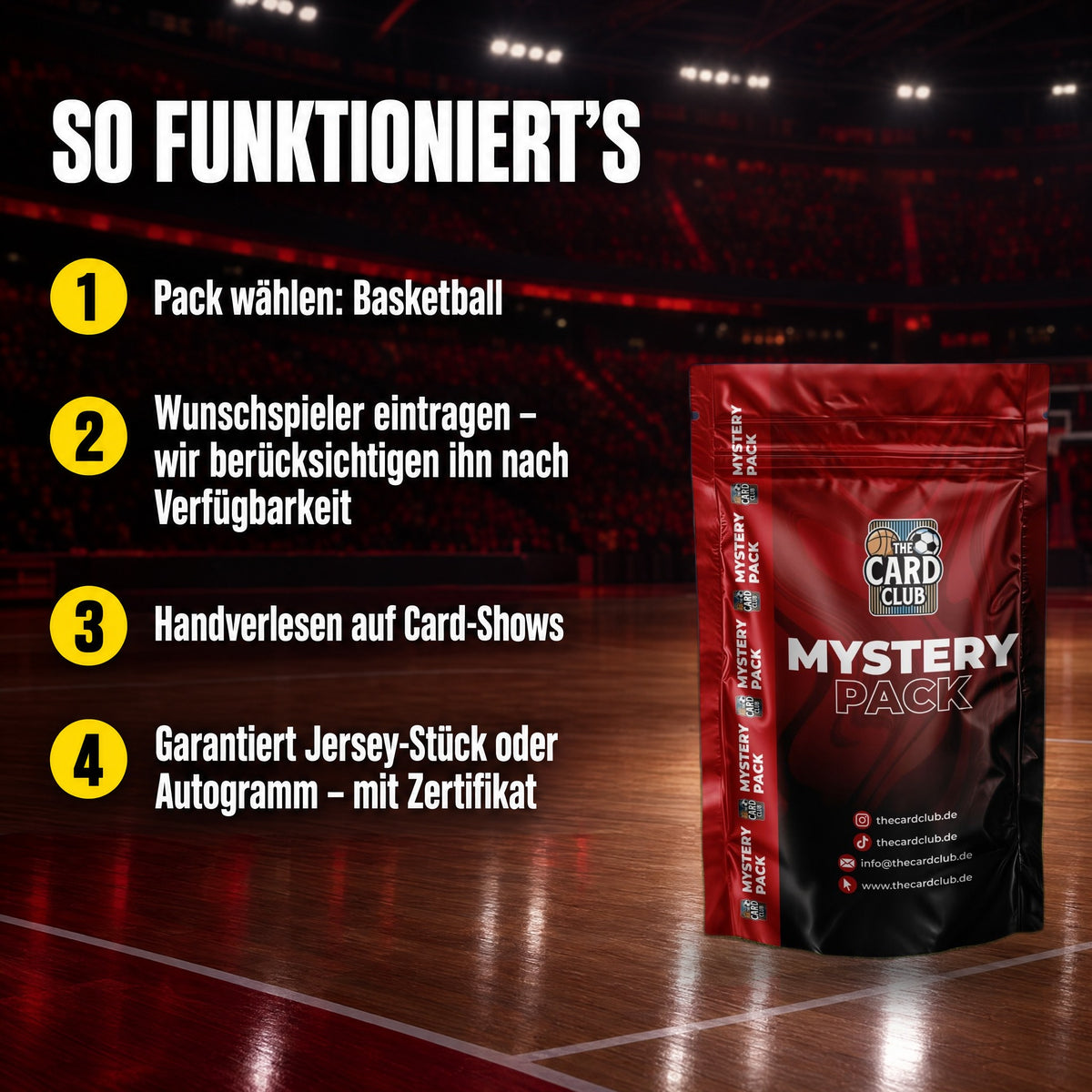 Mystery Pack Basketball: So funktioniert's