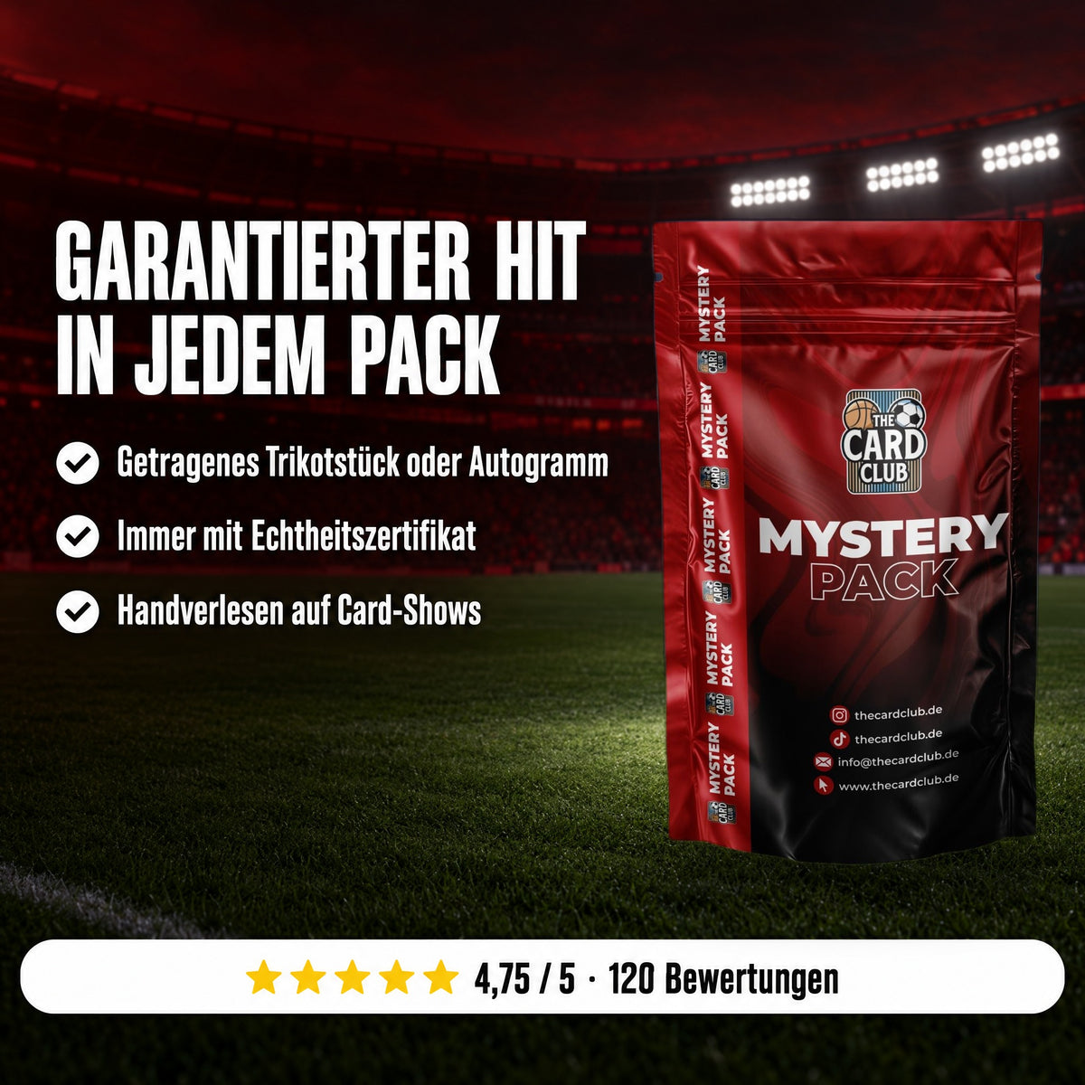 Mystery Pack Fußball: Vorteile auf einen Blick