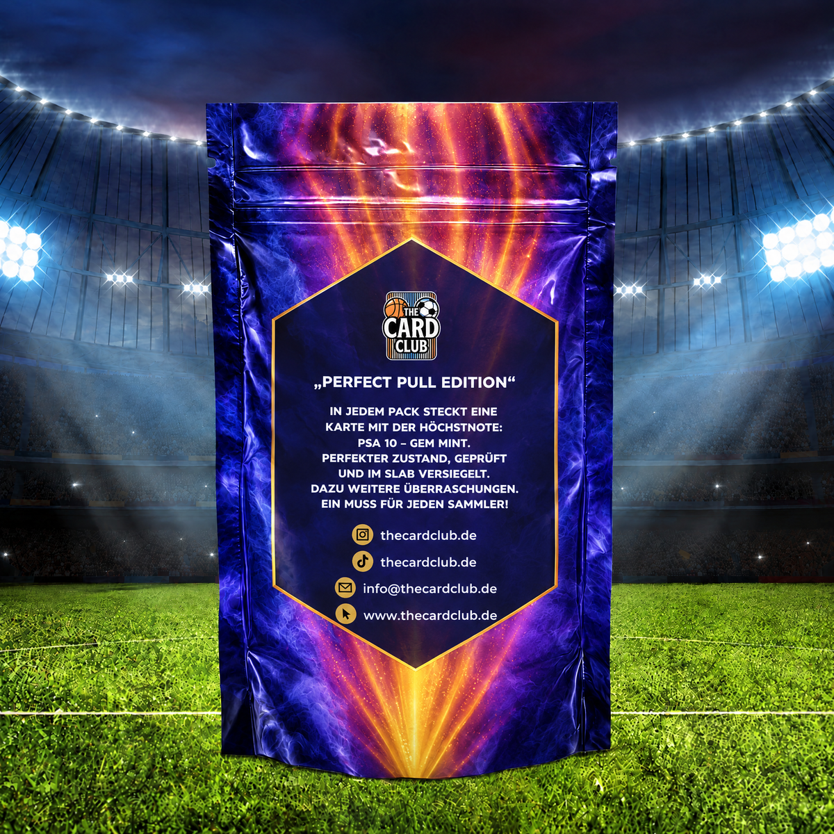 Perfect Pull Mystery Pack Fußball Edition Rückseite