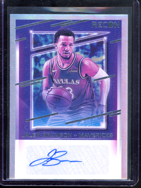 Jalen Brunson Autogrammkarte I 2021-21 Recon