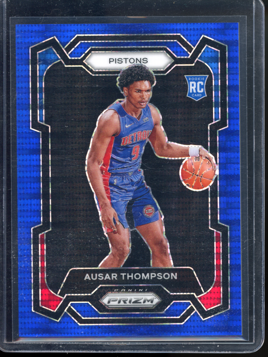 Ausar Thompson - Limitiert auf 99 I 2023-24 Prizm Blue Seismic Rookie Karte