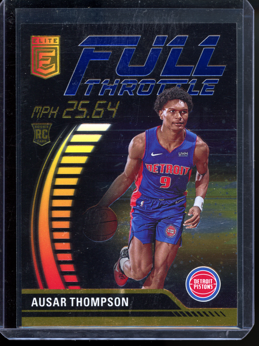 Ausar Thompson - Limitiert auf 99 I 2023-24 Donruss Elite Full Throttle