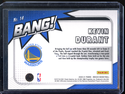 Kevin Durant - 2020-21 Mosaic BANG!