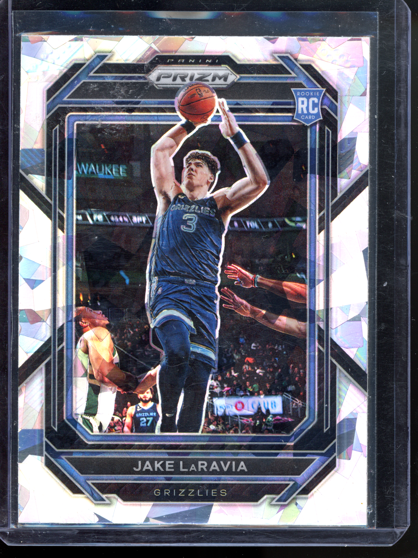 Jake LaRavia - 2022-23 Prizm Cracked Ice Rookie Karte