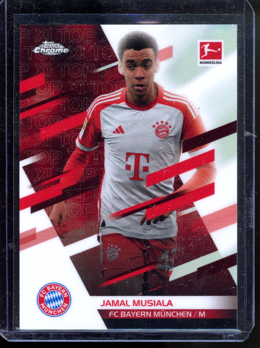 Jamal Musiala TOP XI - 2023-24 Topps Chrome Bundesliga Short Print