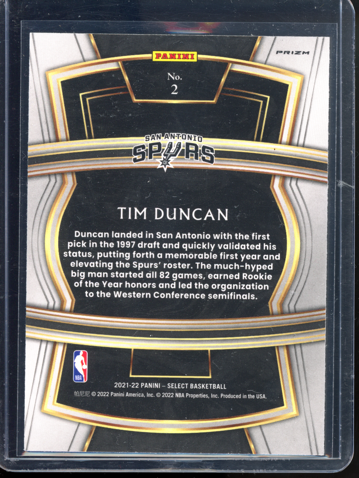 Tim Duncan Silver Select Company