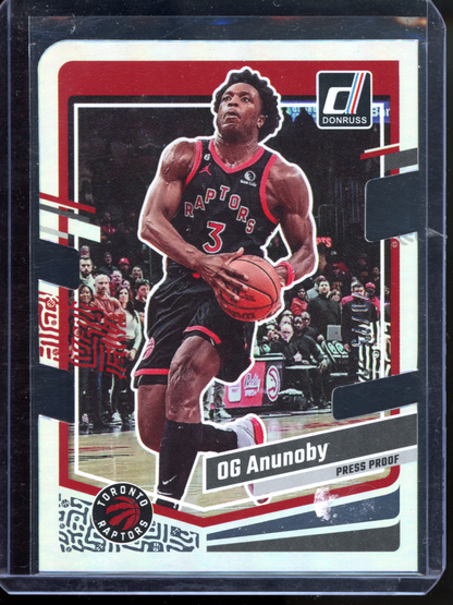 OG Anunoby Die-Cut - Limitiert auf 75 I 2023-24 Panini Donruss