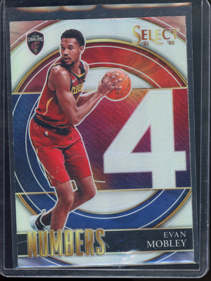 Evan Mobley Numbers Silver Rookie I 2021-22 Panini Select