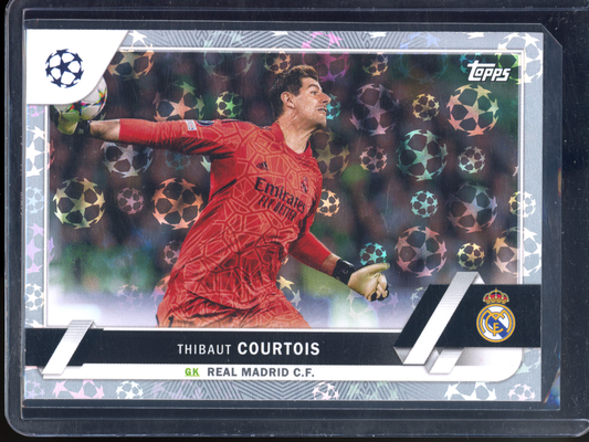 Thibaut Courtois Flagship Starball I 2022-23 Topps UEFA Champions League