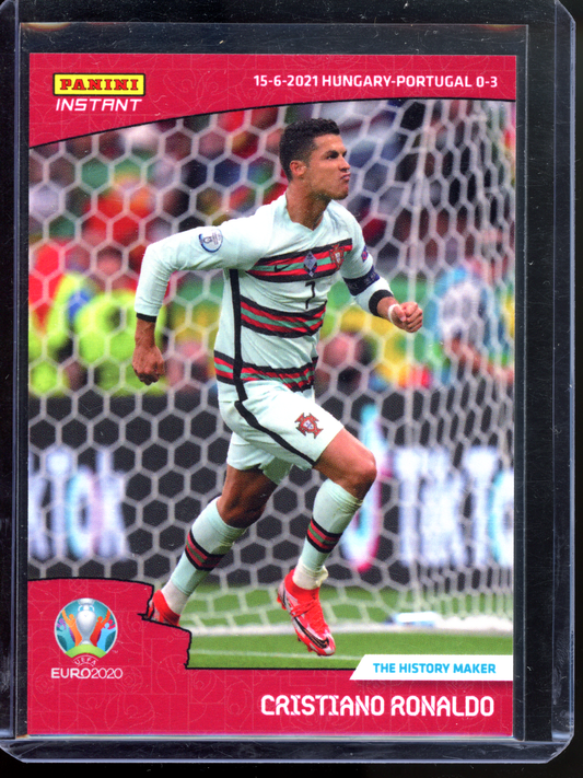 Cristiano Ronaldo The History Maker - Limitiert auf 4457 I 2020 Panini Instant UEFA Euro