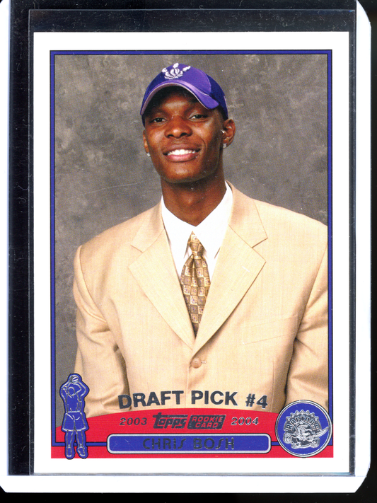 Chris Bosh Rookie Karte I 2003-04 Topps