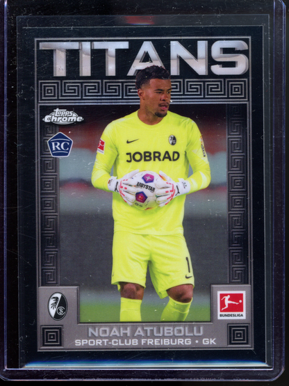 Noah Atubolu Titans Rookie Karte I 2023-24 Topps Chrome Bundesliga