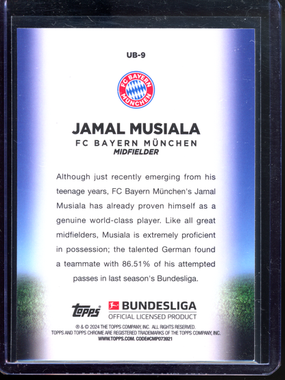 Jamal Musiala Ultrabeam I 2023-24 Topps Chrome Bundesliga