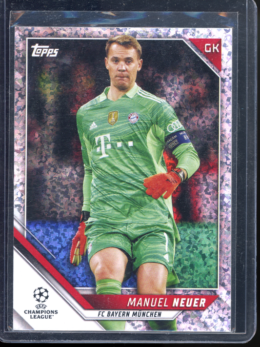 Manuel Neuer White Sparkle I 2021-22 Chrome UEFA Champions League