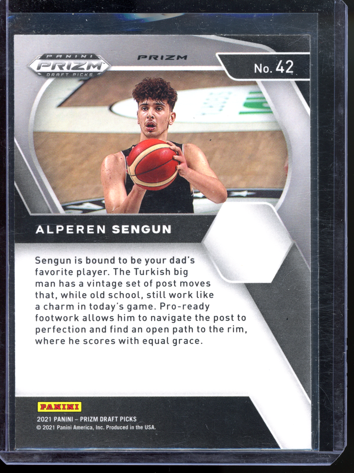 Alperen Sengün Green Rookie Karte I 2021 Panini Prizm Draft Picks