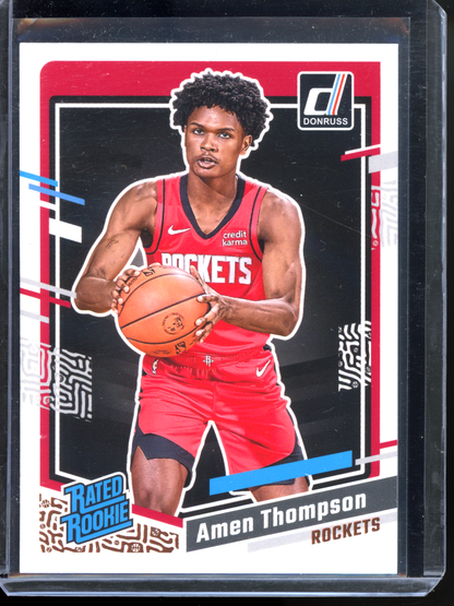 Amen Thompson Rated Rookie Karte I 2023-24 Panini Donruss