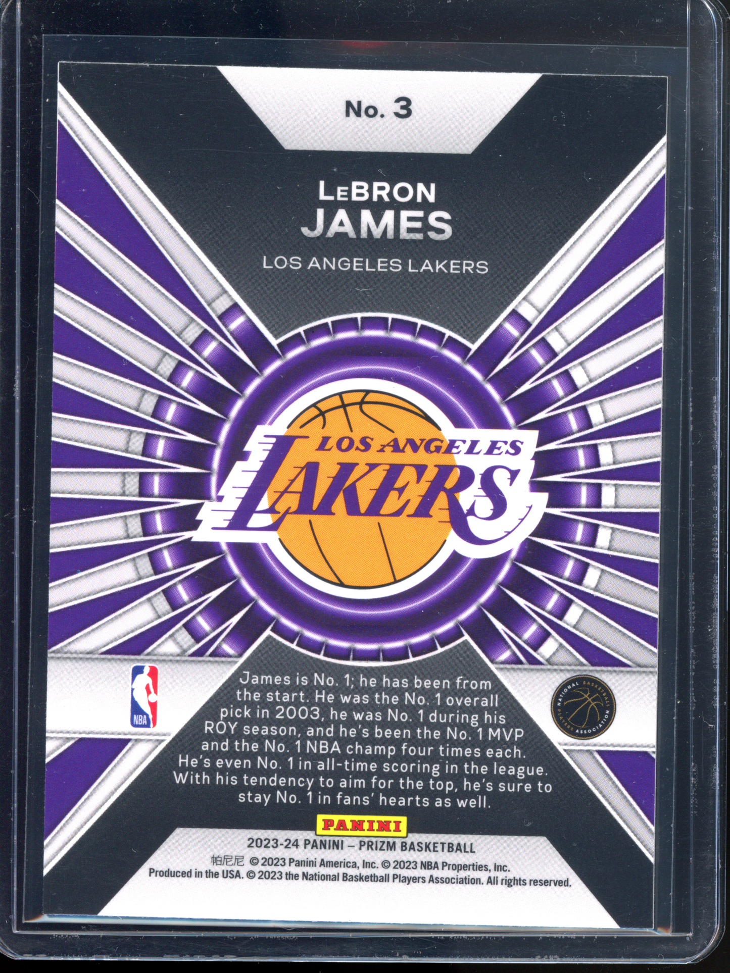 LeBron James Dominance I 2023-24 Panini Prizm