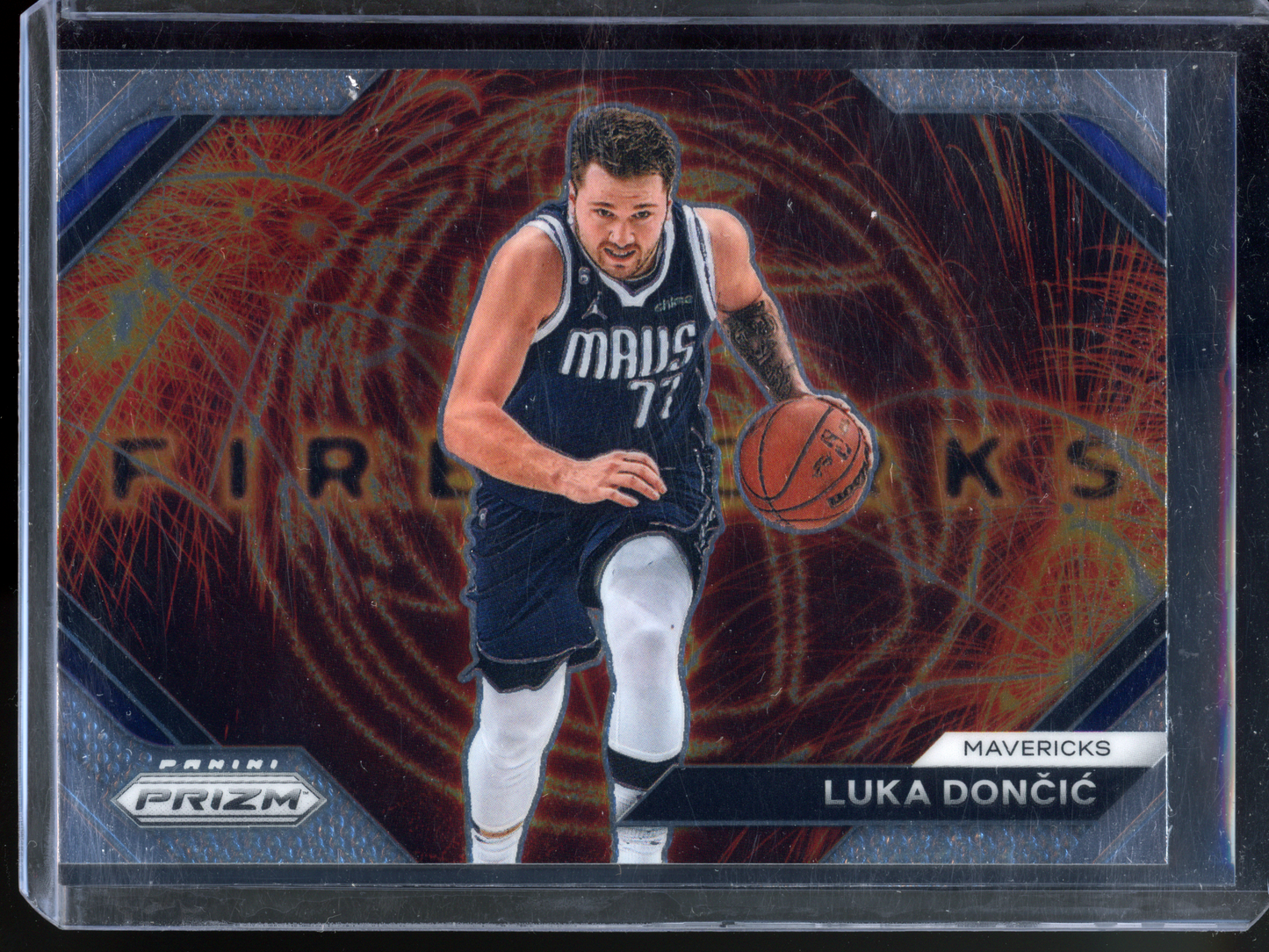 Luka Doncic Fireworks I 2023-24 Panini Prizm