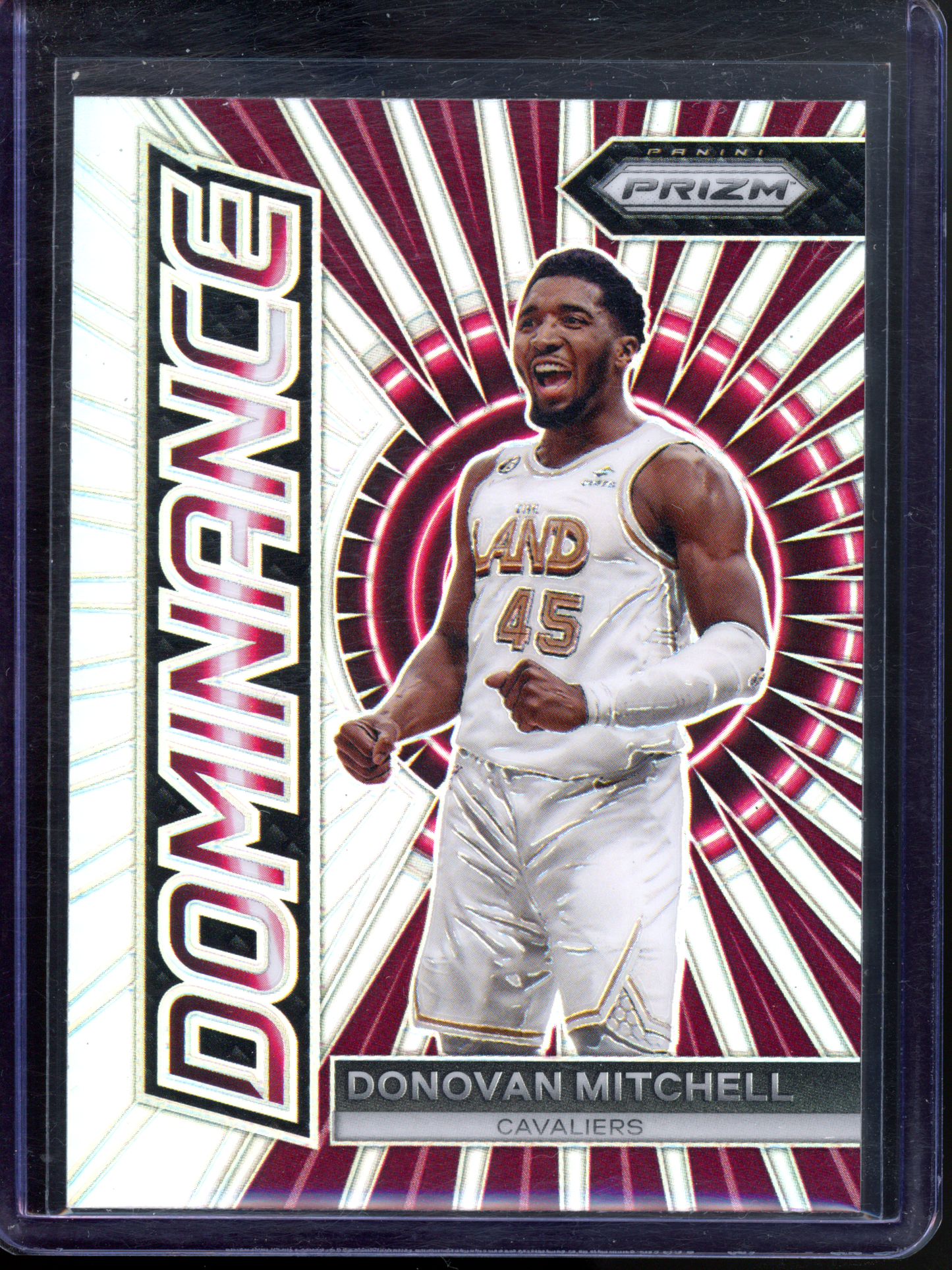 Donovan Mitchell Dominance Silver I 2023-24 Panini Prizm