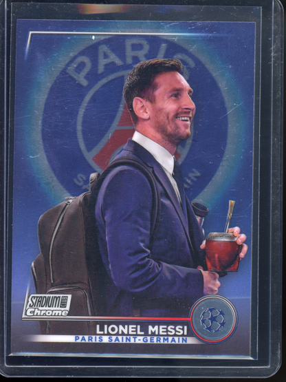 Lionel Messi Stadium Club Chrome I 2022-23 UEFA Champions League