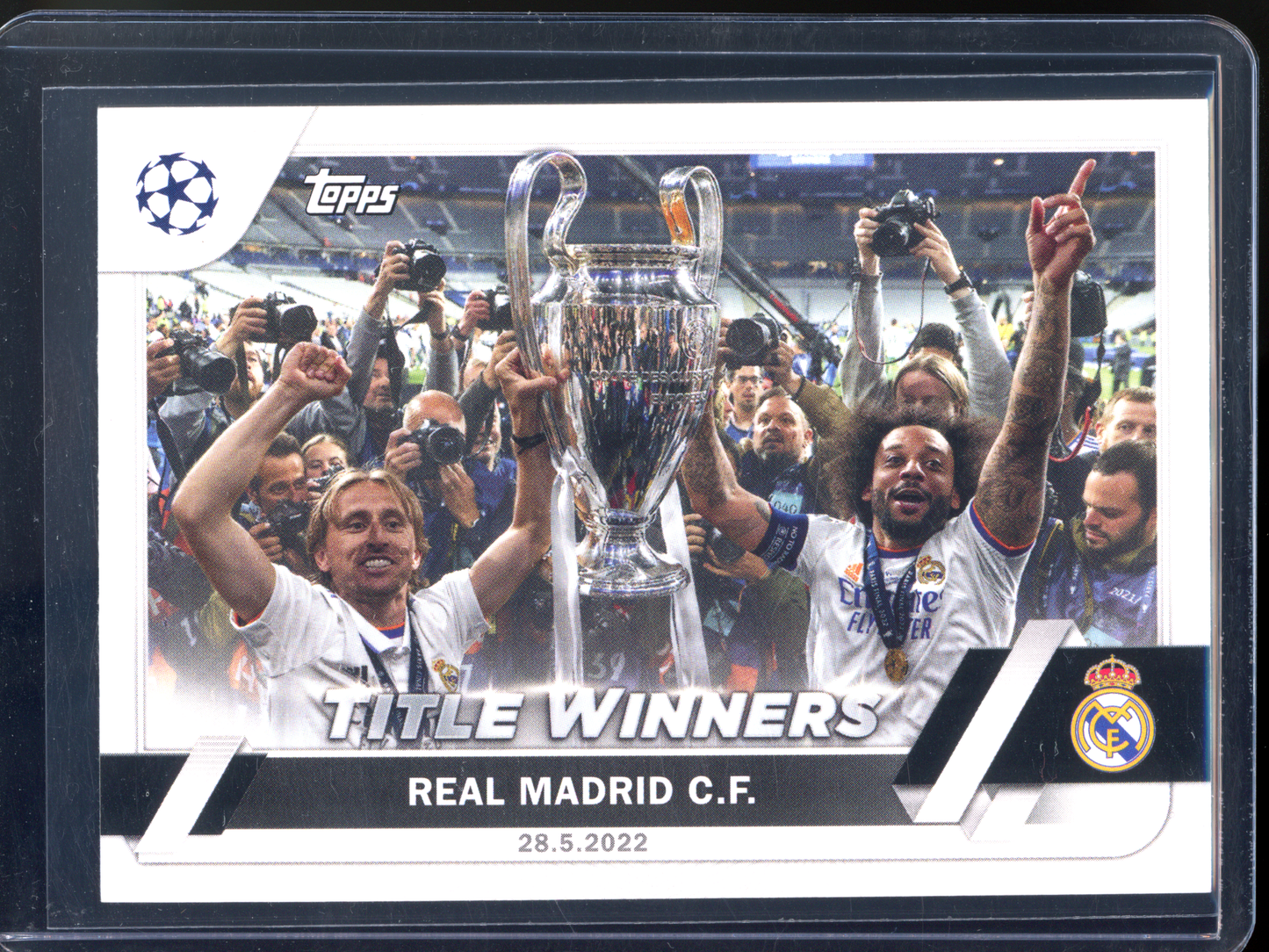 Real Madrid Title Winners I 2022-23 Topps UEFA Club Competition