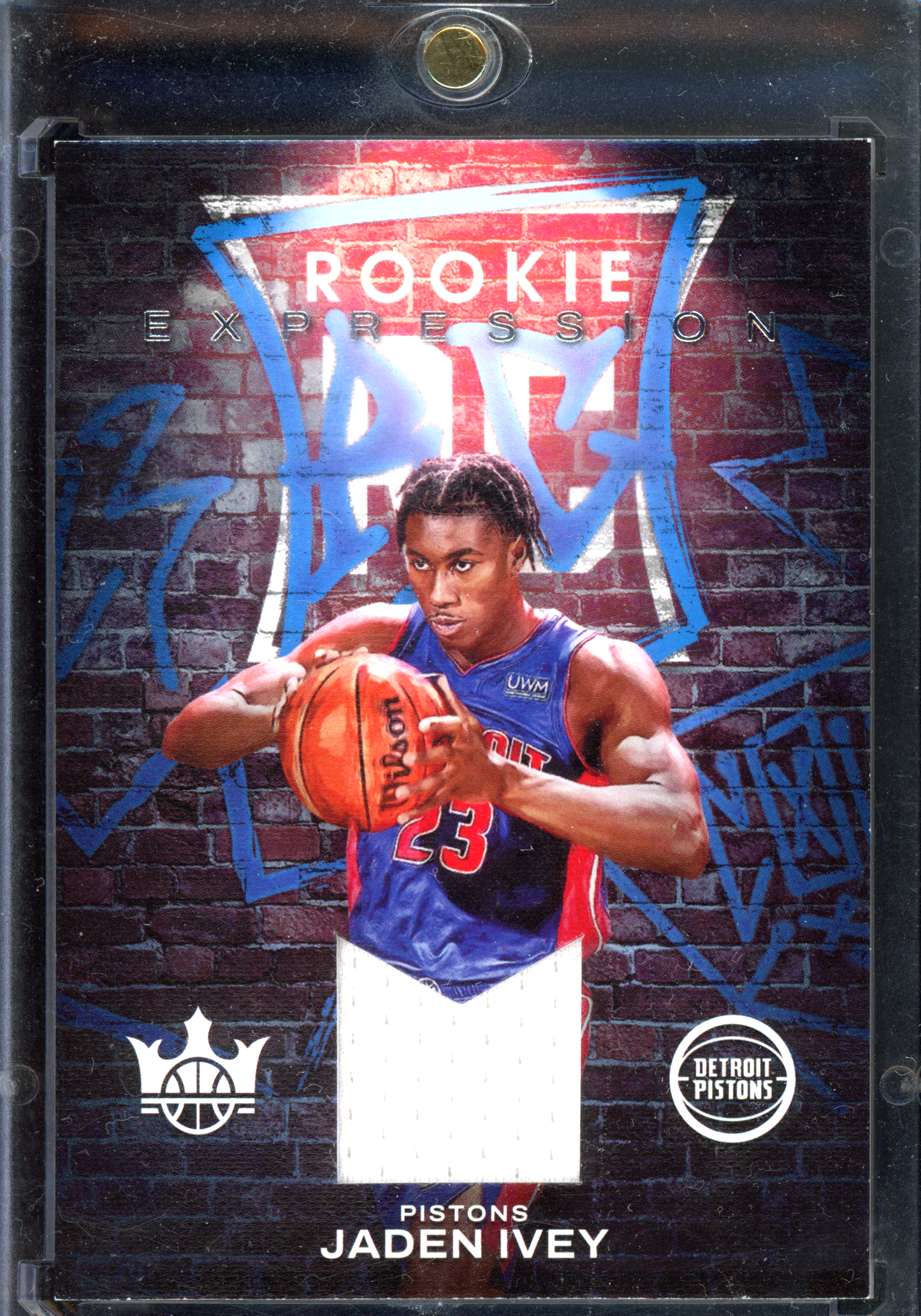 Jaden Ivey Patch Expression - Trikotstück I 2022-23 Panini Court Kings Rookie