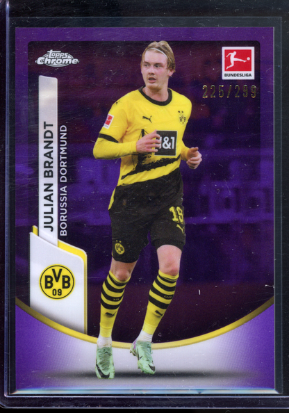 Julian Brandt Purple - Limitiert auf 299 I 2024 Topps Chrome Bundesliga