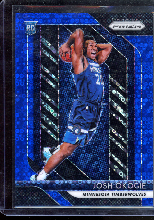 Josh Okogie Fast Break Blue Rookie - Limitiert auf 175 I 2018-19 Panini Prizm