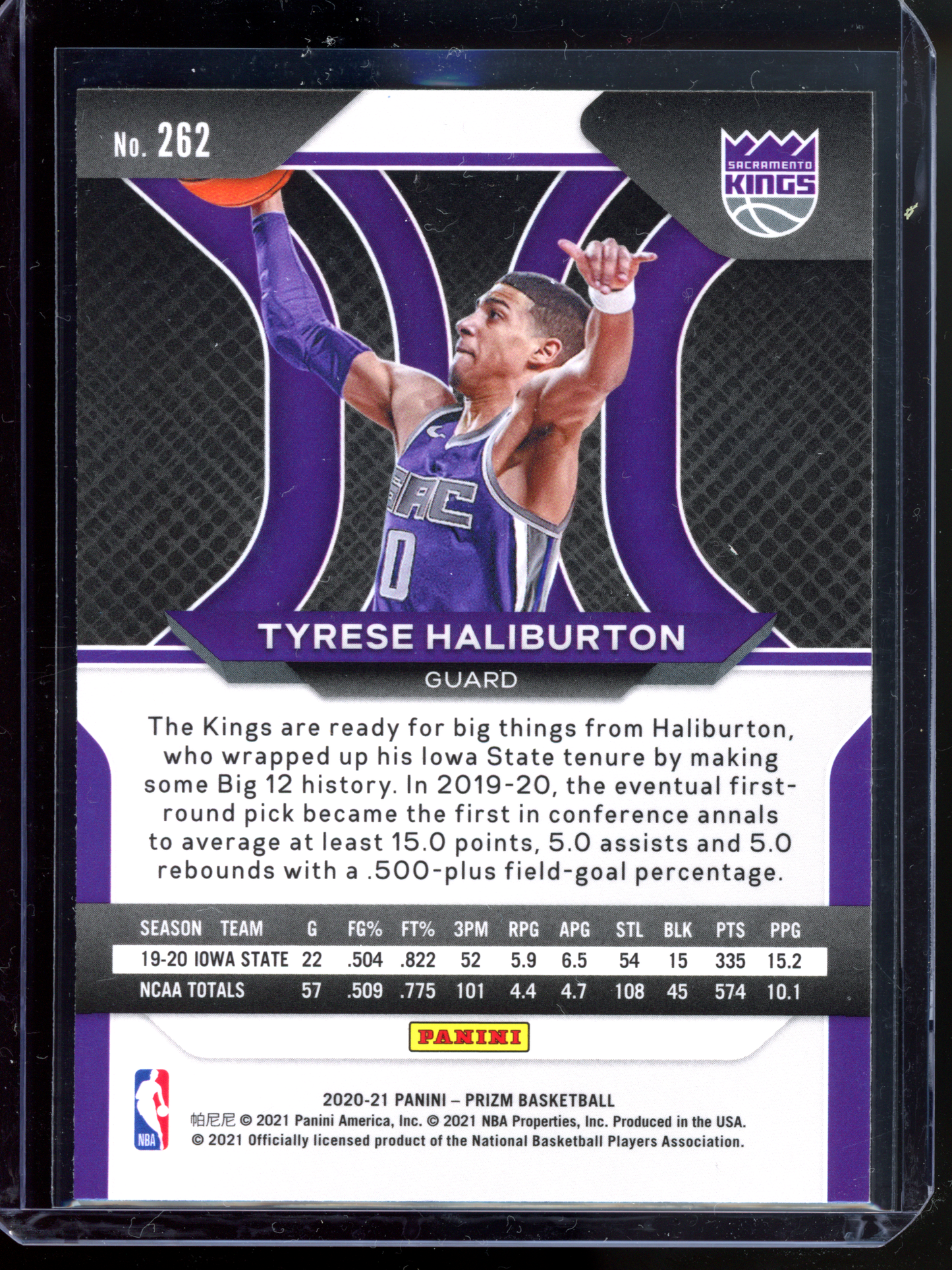 Tyrese Haliburton Rookie Karte I 2020-21 Panini Prizm