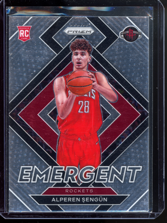 Alperen Sengün Emergent Rookie Karte I 2021-22 Panini Prizm