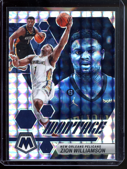 Zion Williamson Montage Silver I 2022-23 Panini Mosaic