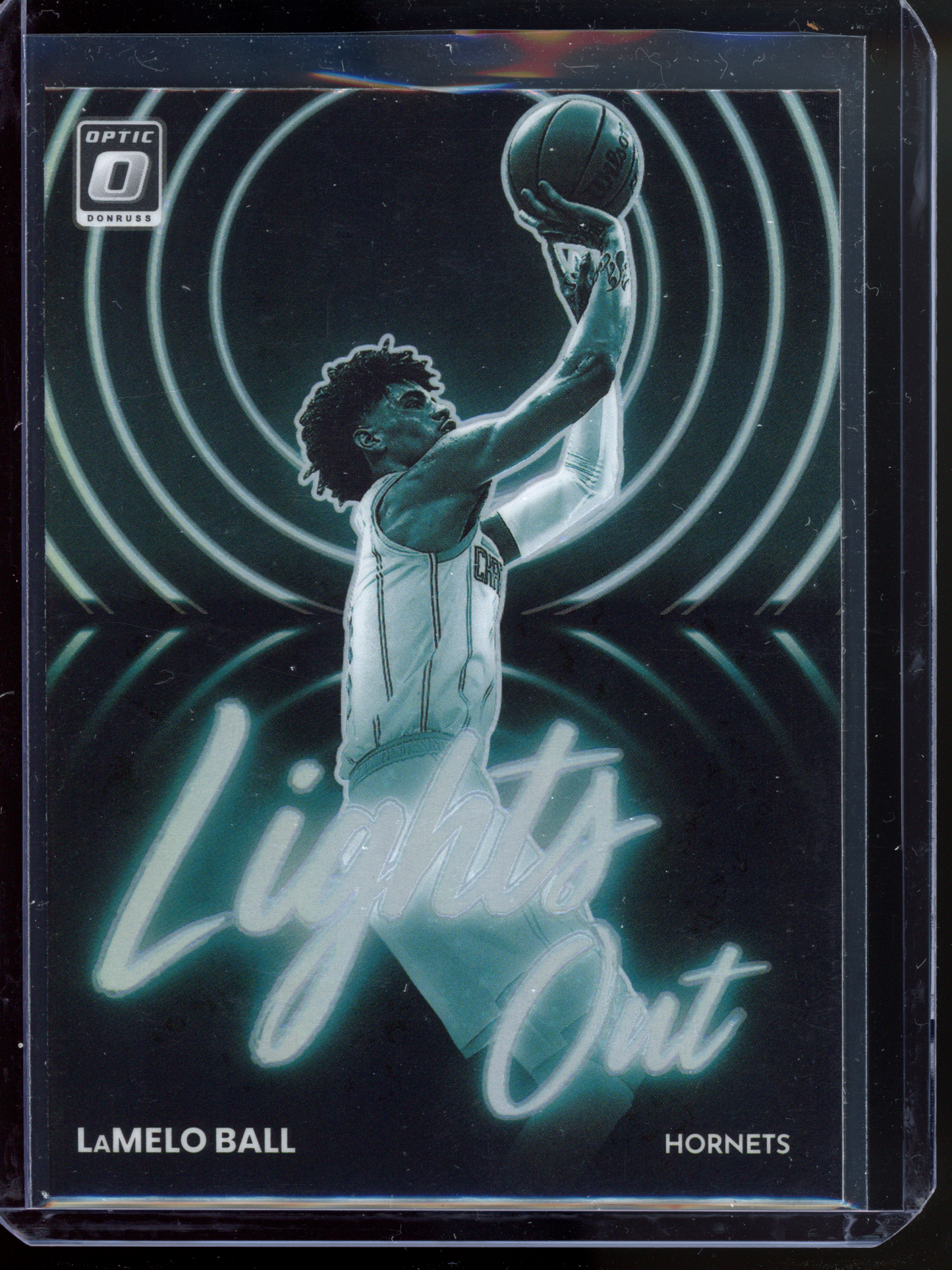 LaMelo Ball Lights Out I 2022-23 Panini Donruss Optic