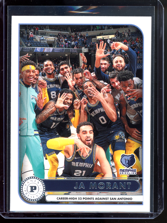 Ja Morant Career-High 52 Points against Spurs I 2022-23 Panini NBA Hoops