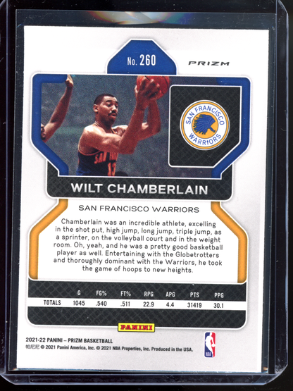 Wilt Chamberlain 75th Anniversary I 2021-22 Panini Prizm