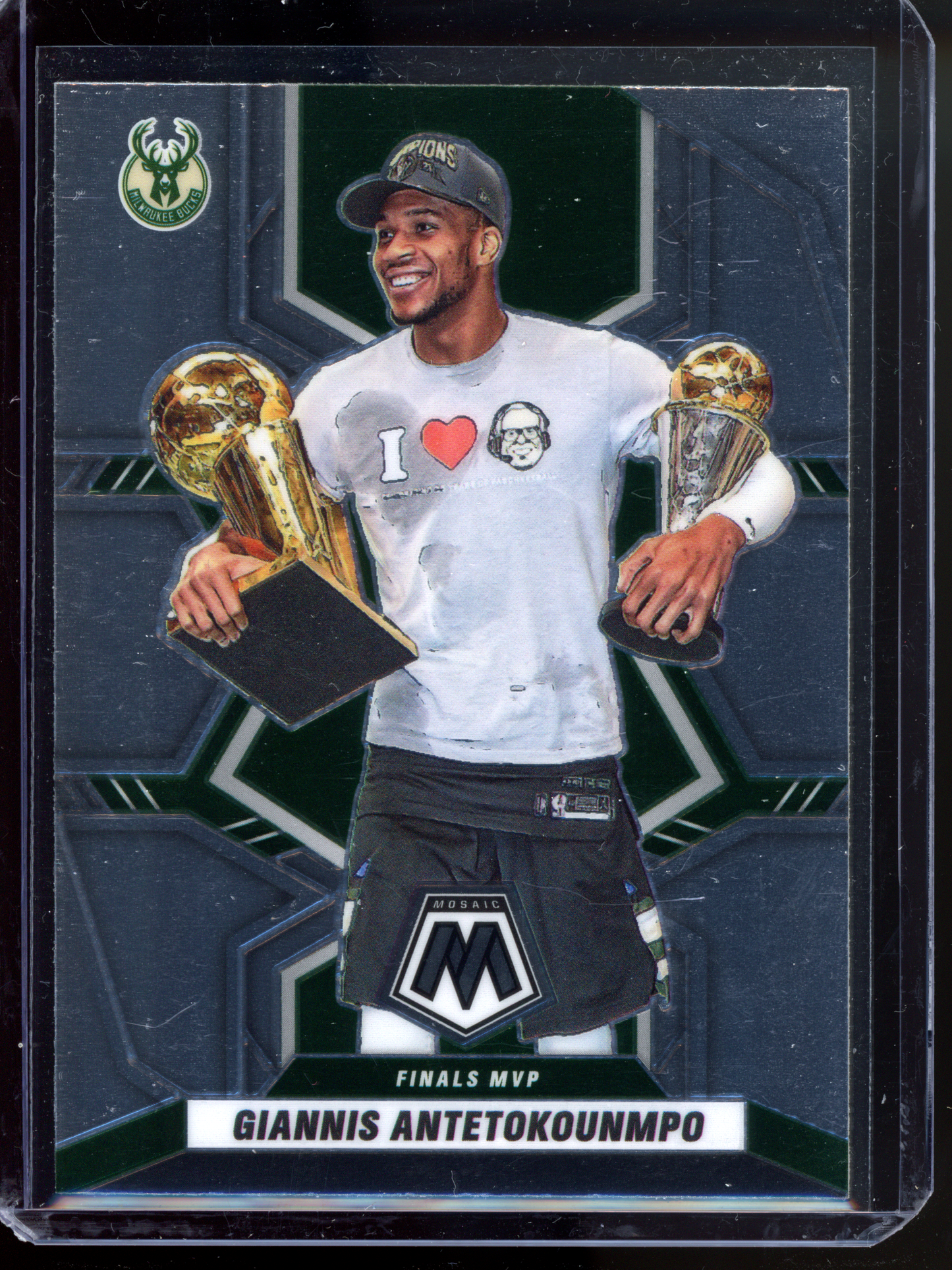 Giannis Antetokounmpo Finals MVP I 2021-22 Panini Mosaic