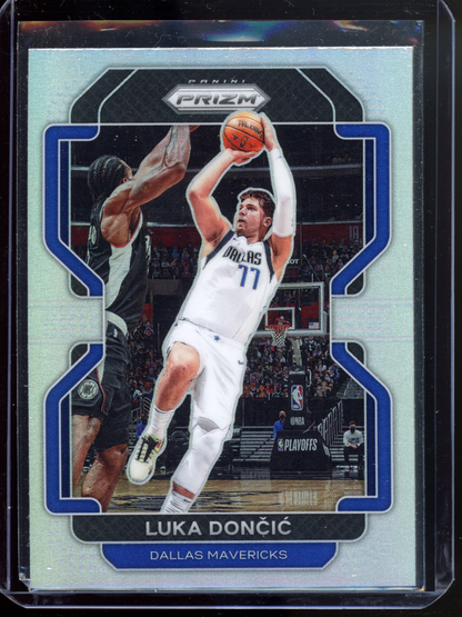 Luka Doncic Silver I 2021-22 Panini Prizm