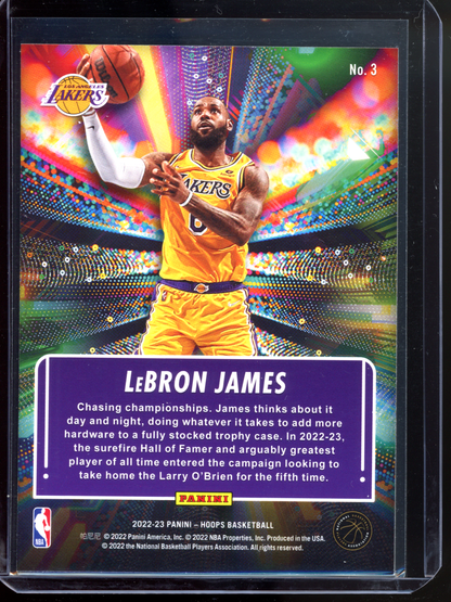 LeBron James Hoopla I 2022-23 Panini NBA Hoops