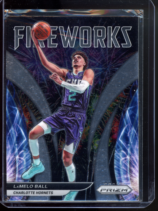 LaMelo Ball Fireworks I 2021-22 Panini Prizm