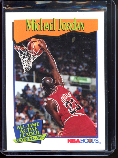 Michael Jordan All-Time Active Leader Scoring Average I 1991 NBA Hoops