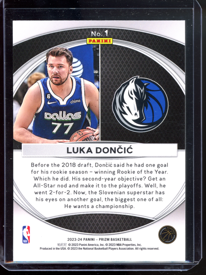 Luka Doncic Global Reach I 2023-24 Panini Prizm